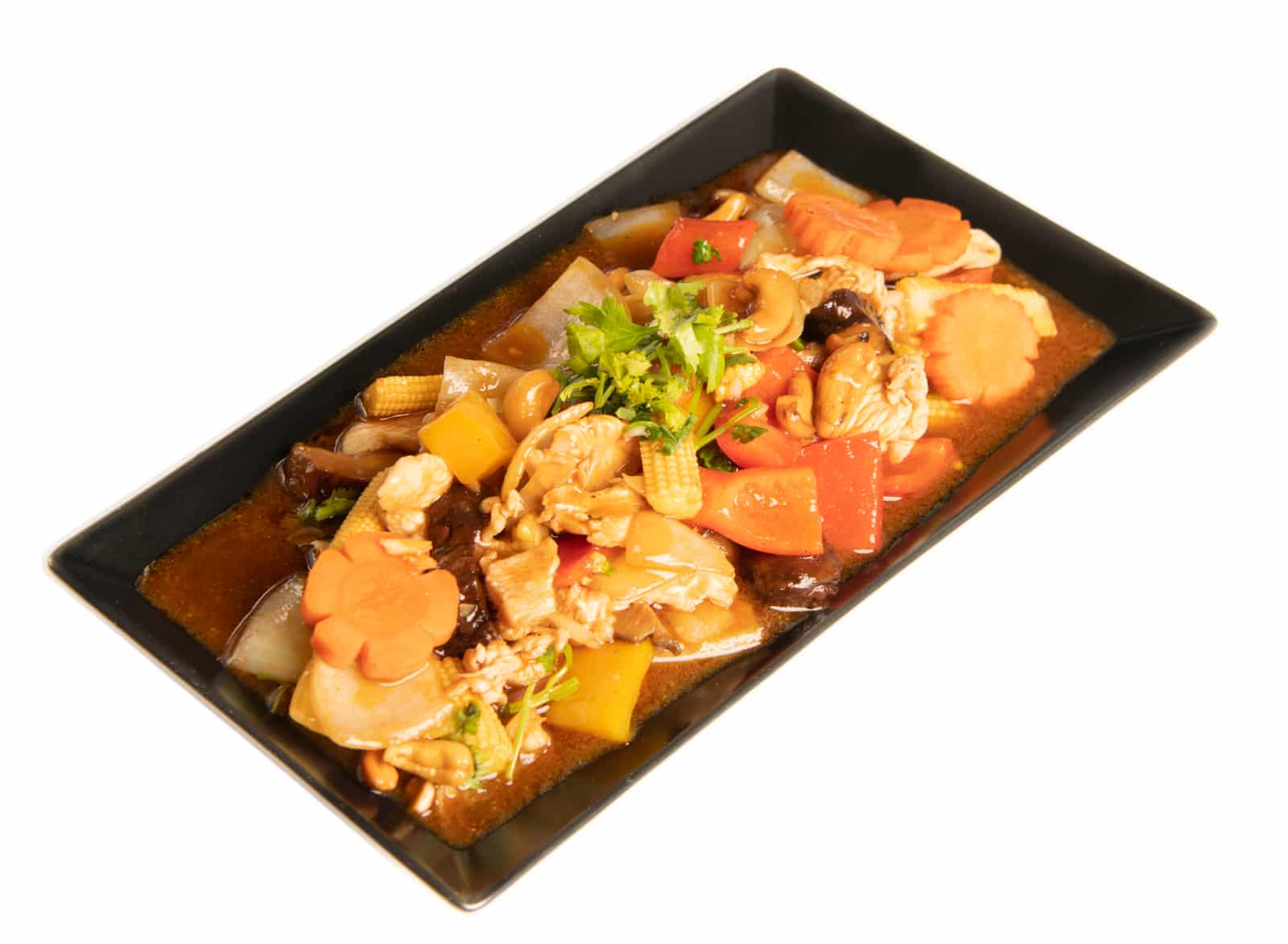 100. Gai Phat Met Mamuang Gebratenes Huhn Mit Zitronengras Cashewnuessen Zzgl. Jasminreis Chf 25.50.jpg